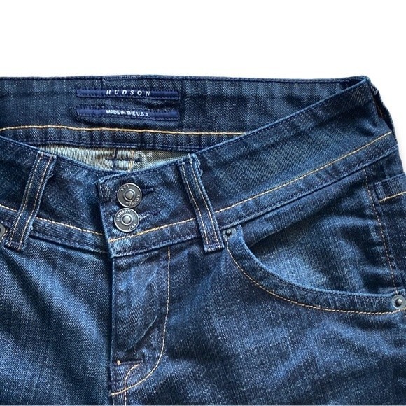Hudson Dark Wash Bootcut Jeans - Picture 4 of 9